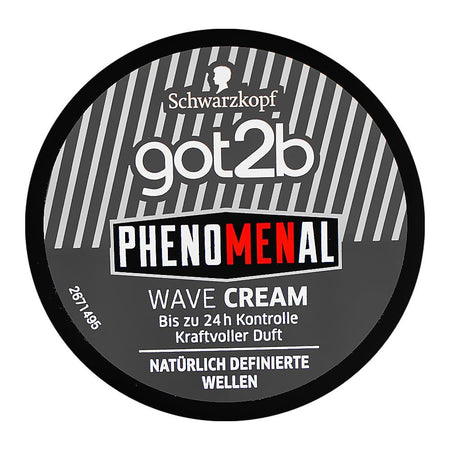 Schwarzkopf Got2b Phenomenal Wave Cream Hair Wax, 100ml - Image 4