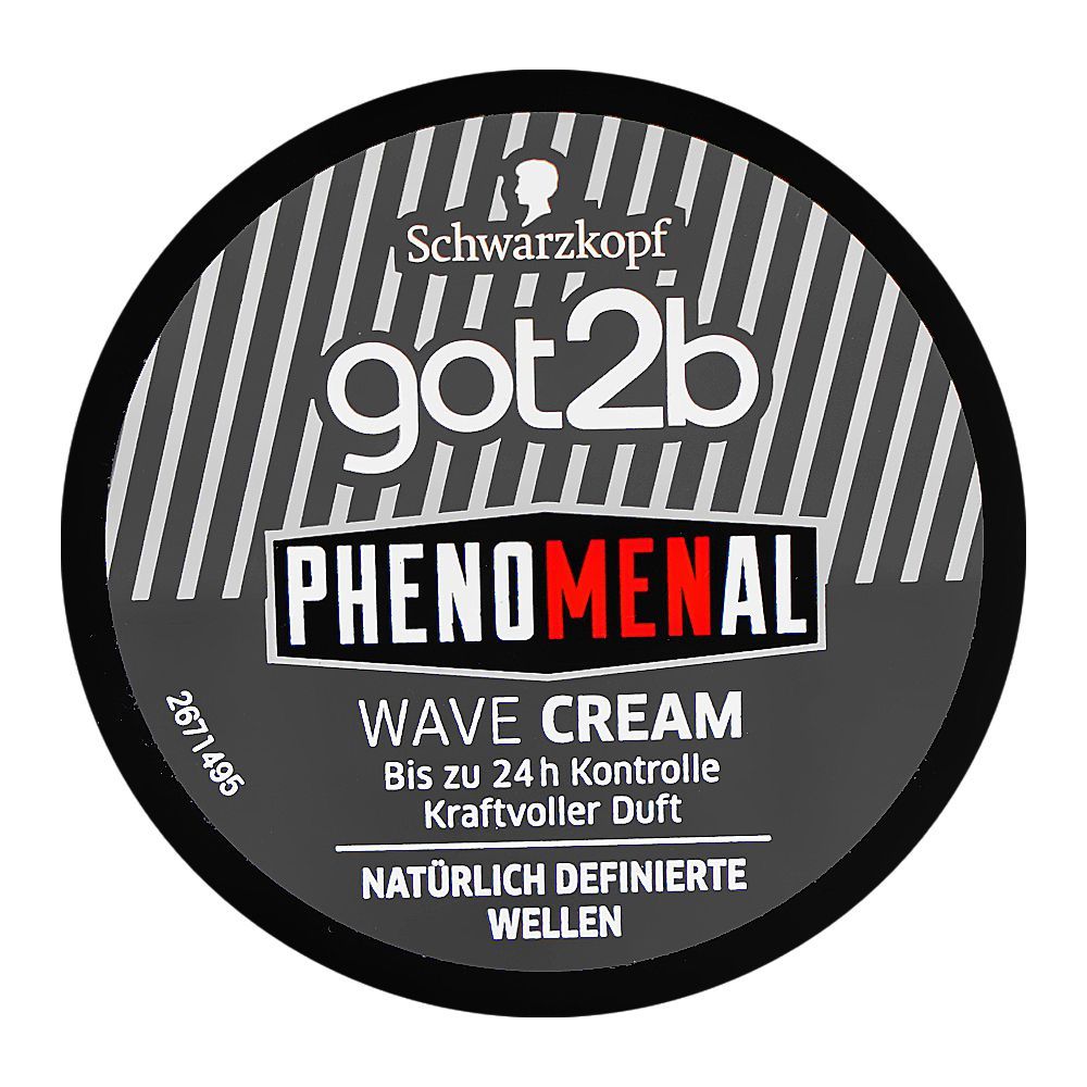 Schwarzkopf Got2b Phenomenal Wave Cream Hair Wax, 100ml - Image 4