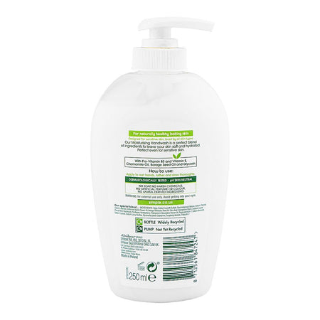 Simple Kind To Skin Natural Chamomile Oil Moisturising Hand Wash, For Sensitive Skin, 250ml - Image 2