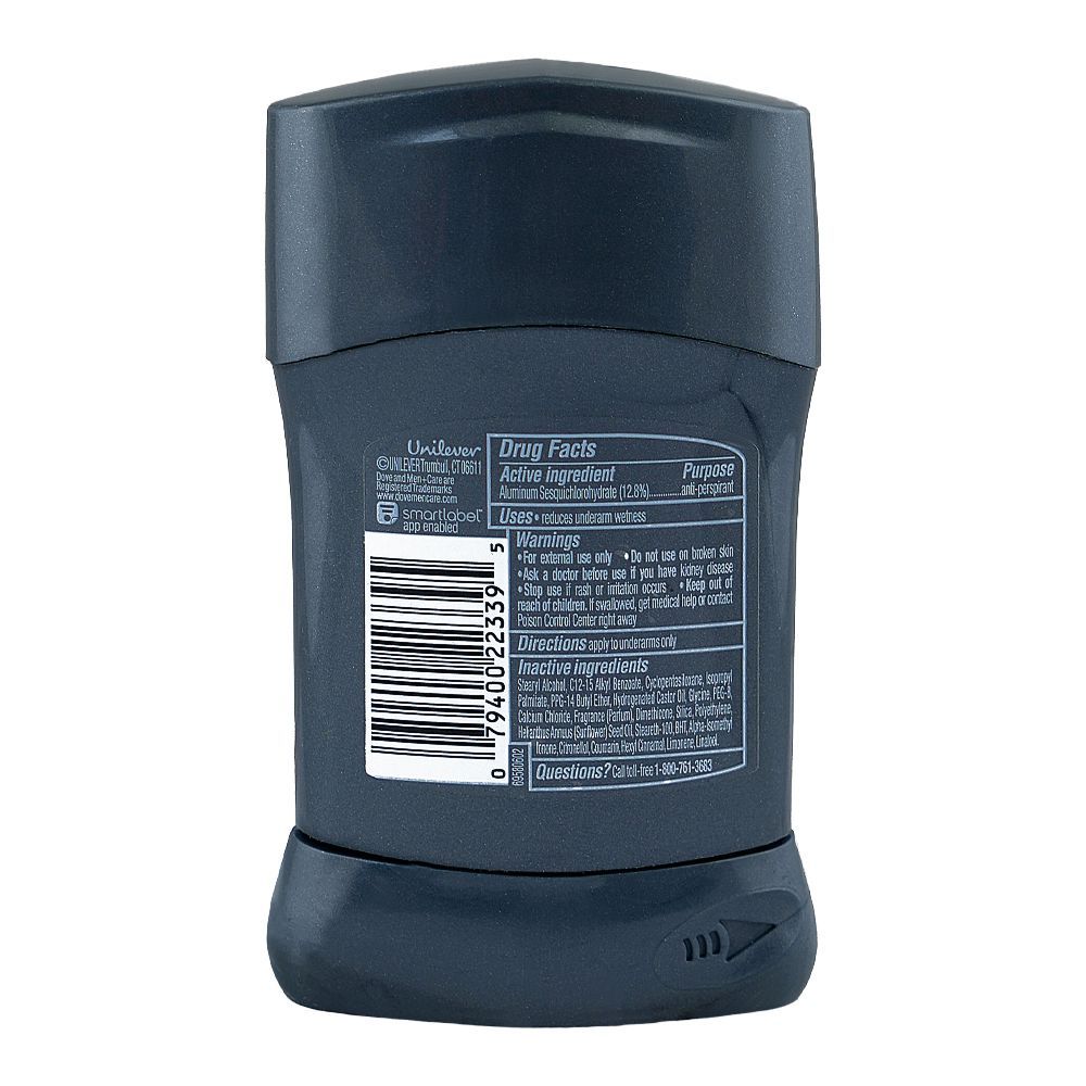 Dove Men + Care 72H Clean Comfort Anti-Perspirant Deodorant Stick, 48g - Image 2