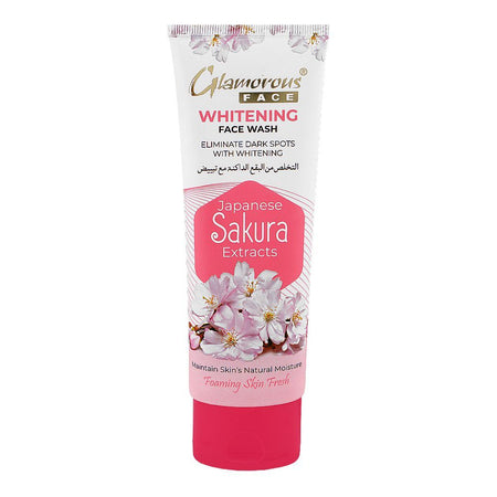 Glamourous Face Japanese Sakura Extracts Whitening Face Wash, For Eliminating Dark Spots, 100g, GF-1018 - Main Image