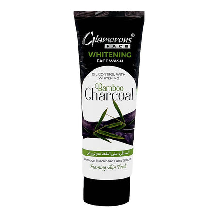 Glamourous Face Bamboo Charcoal Whitening Face Wash, For Oily Skin, 100g, GF-1019 - Main Image