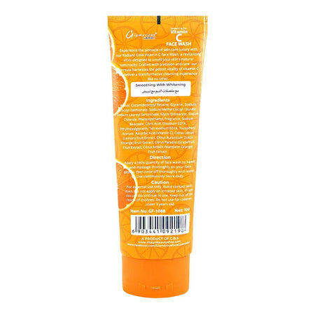 Glamourous Face Radiant Glow Vitamin C Face Wash, For All Types Of Skin, 100g, GF-1088 - Image 2