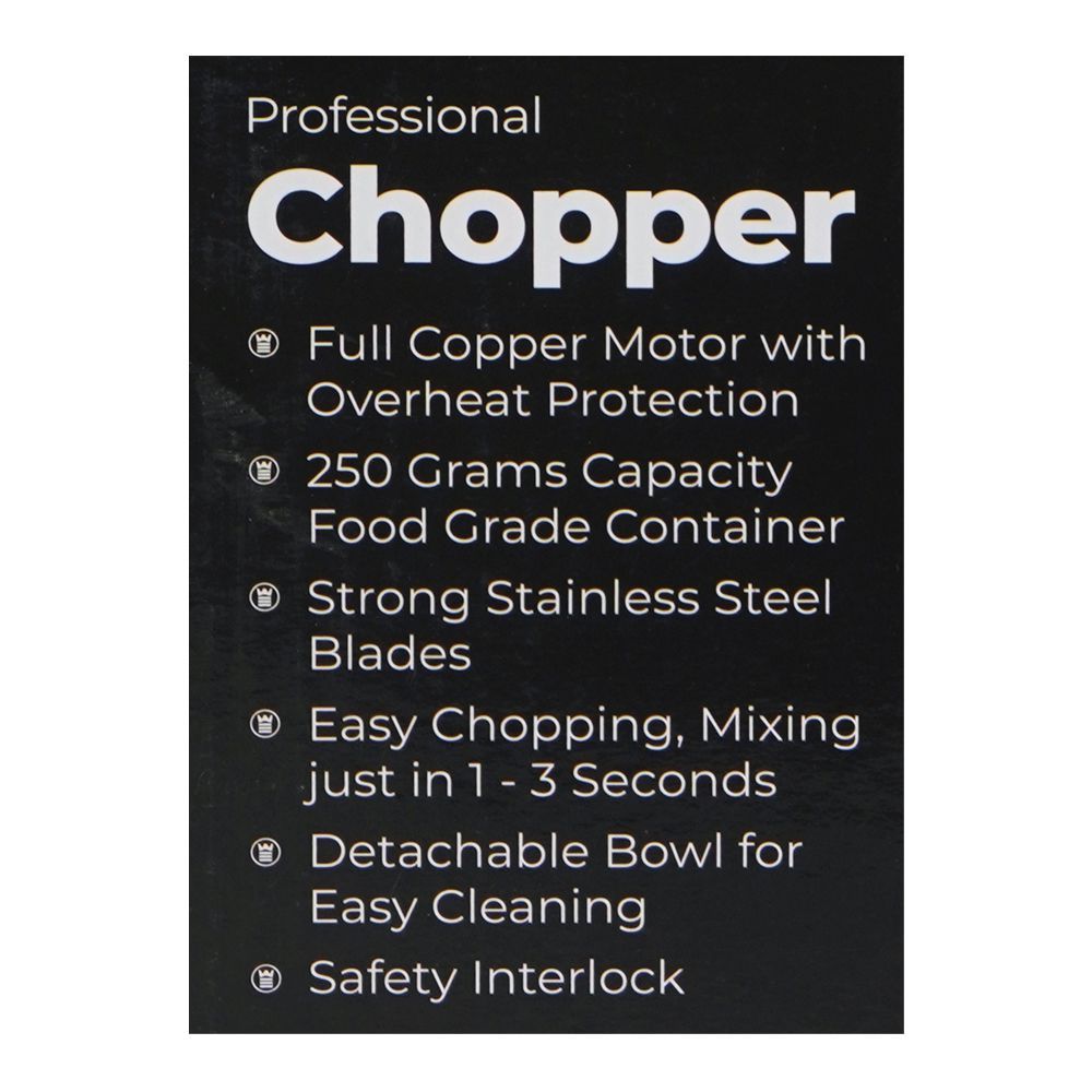 West Point Professional Chopper, 800W, 220-240V, WF-1090 - Image 4