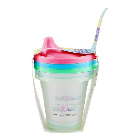 Cuddles Training Cup, BPA Free, 6m+ 220ml, 3-Pack - Image 2