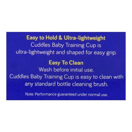 Cuddles Training Cup, BPA Free, 6m+ 220ml, 3-Pack - Image 4