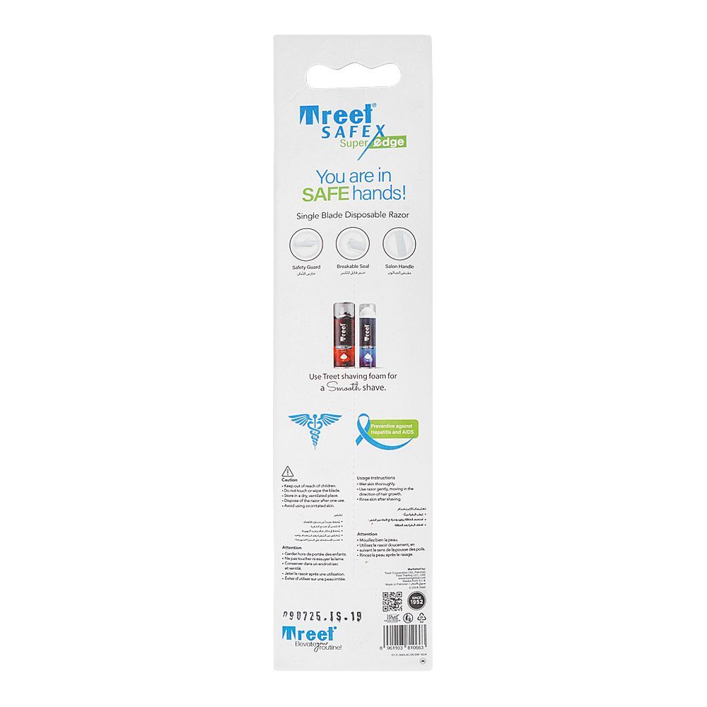 Treet Super Safex Super Edge Salon Razor - Image 2