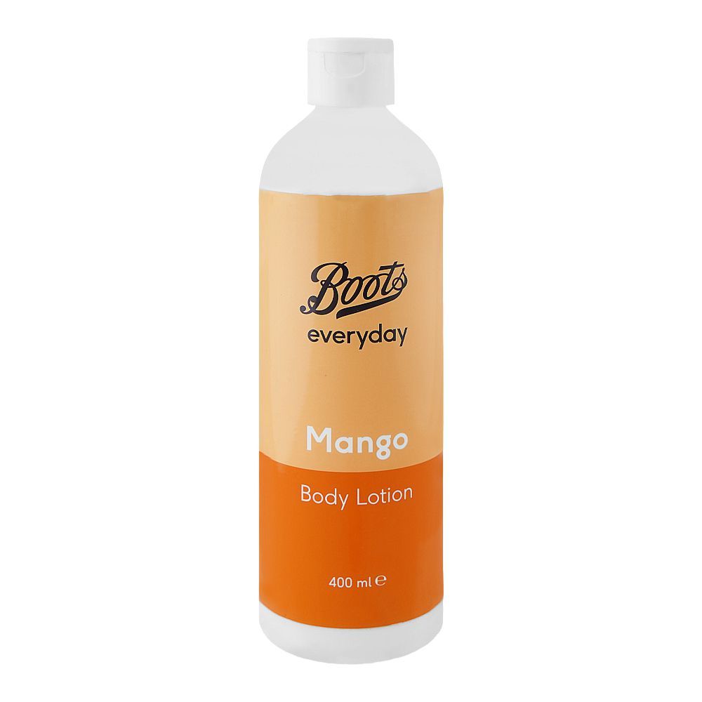 Boots Everyday Mango Body Lotion, Vegan, For Dry Skin, 400ml - Main Image