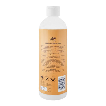 Boots Everyday Mango Body Lotion, Vegan, For Dry Skin, 400ml - Image 2