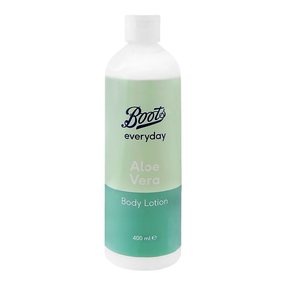 Boots Everyday Aloe Vera Body Lotion, Vegan, For Dry Skin, 400ml - Main Image