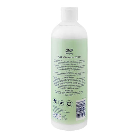 Boots Everyday Aloe Vera Body Lotion, Vegan, For Dry Skin, 400ml - Image 2
