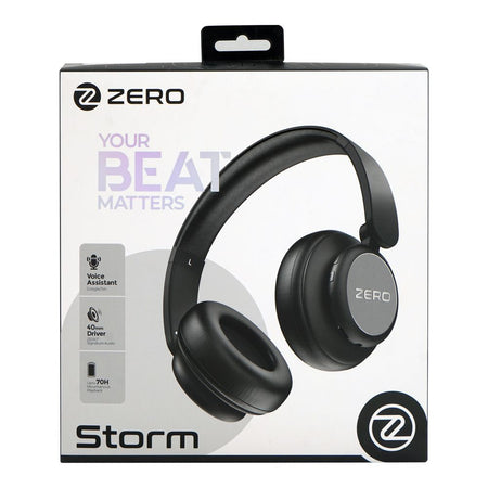 Zero Storm Wireless Headphone, 70 Hours Play Time, Black - Image 7