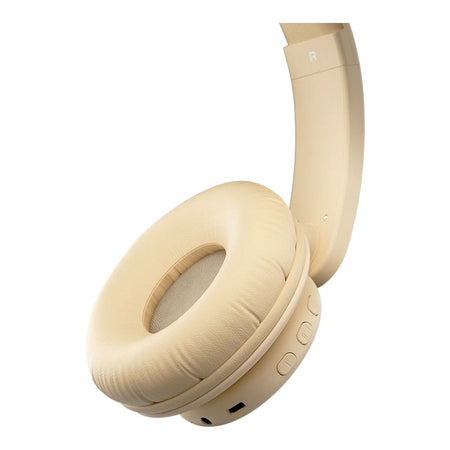 Zero Storm Wireless Headphone, 70 Hours Play Time, Beige - Image 3