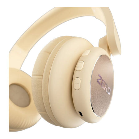 Zero Storm Wireless Headphone, 70 Hours Play Time, Beige - Image 4