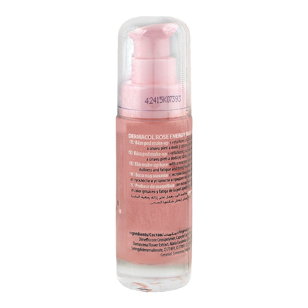 Dermacol Rose Energy Make-Up Base Illuminating Primer - Image 2