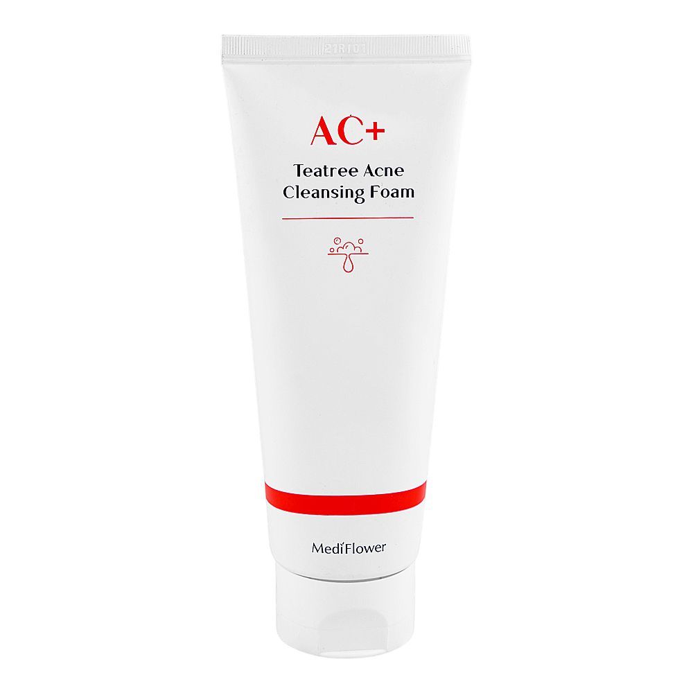 Mediflower AC + Tea Tree Acne Cleansing Foam, For Sensitive Skin, 150ml - Main Image