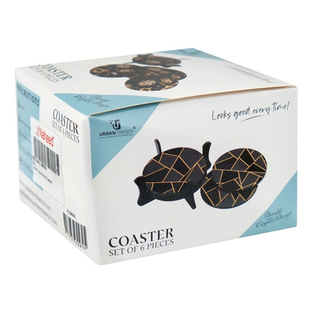 Urban Trends Floral Coaster, 6-Pack - Image 3