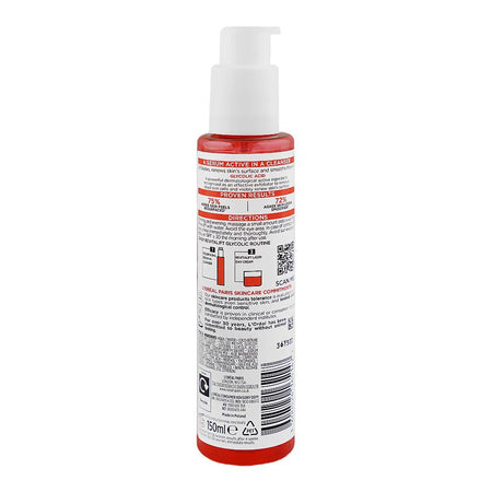 L'Oreal Paris RevitaLift Resurfacing 3.5% Glycolic Acid Serum-In-Cleanser, For Sensitive Skin, 150ml - Image 2