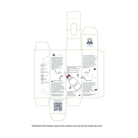 The Purest Solutions Exfoliating Facial Peeling Serum, AHA 10% + BHA 2%, Vegan, For All Types Of Skin, 30ml - Image 6