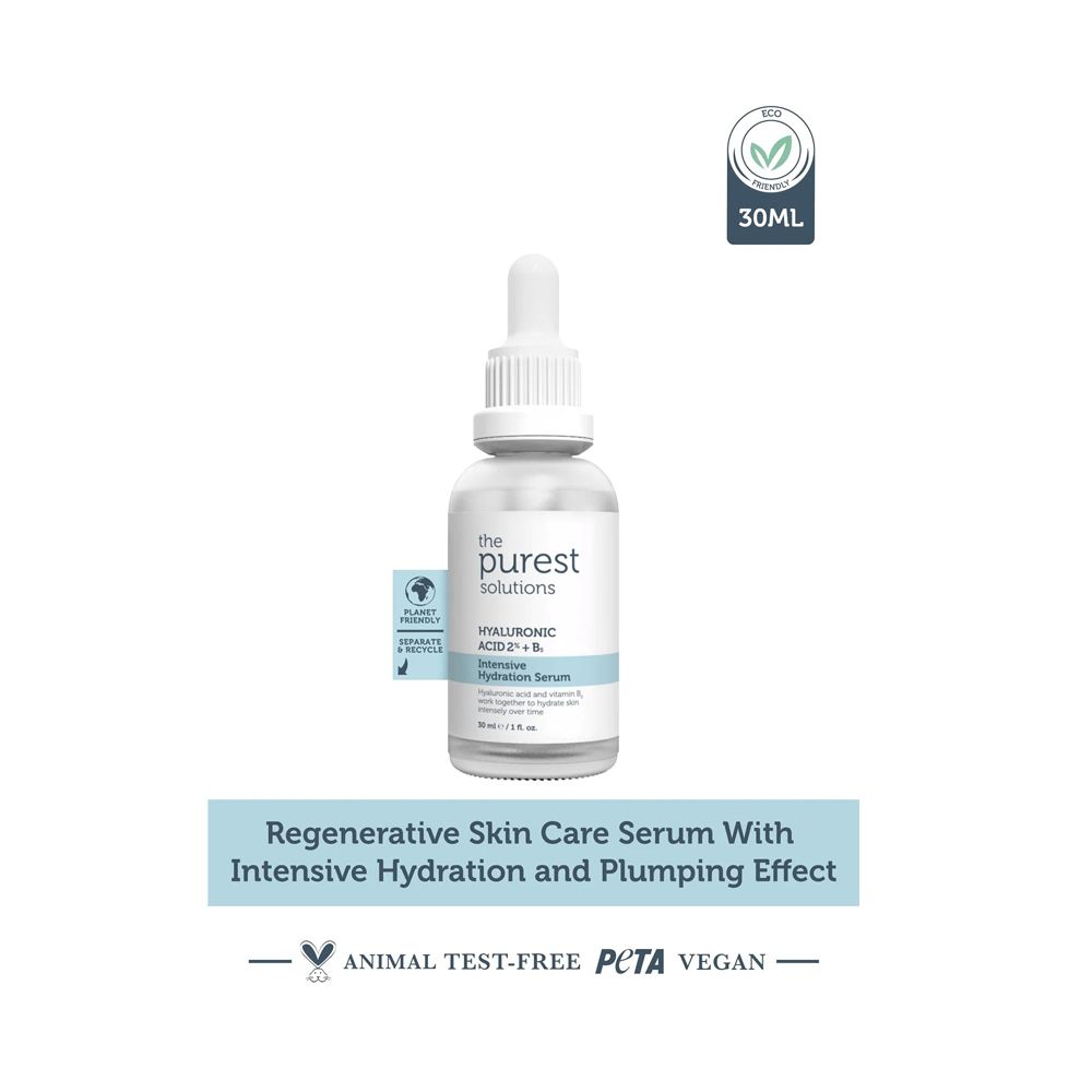 The Purest Solutions Intensive Hydration Serum, Hyaluronic Acid 2% + B5, For All Types Of Skin, 30ml - Main Image