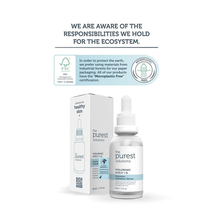 The Purest Solutions Intensive Hydration Serum, Hyaluronic Acid 2% + B5, For All Types Of Skin, 30ml - Image 5