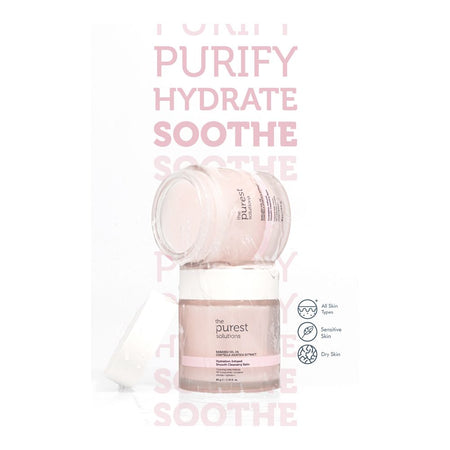 The Purest Solution Hydration Infused Smooth Cleansing Balm, Vegan, For Sensitive & Dry Skin, 85g - Image 2