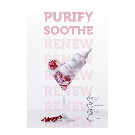 The Purest Solution PHA Complex 1.5% Pomegranate Extract Mugwort Refine & Glow Toner, Vegan, For Sensitive Skin, 200ml - Image 3