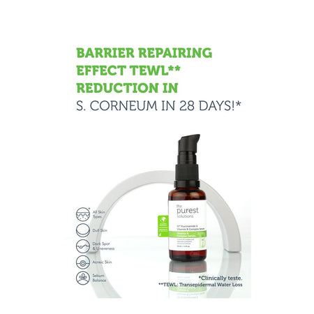 The Purest Solution 10% Niacinamide & Vitamin B Complex Serum, Vegan, For All Types Of Skin, 30ml - Image 2