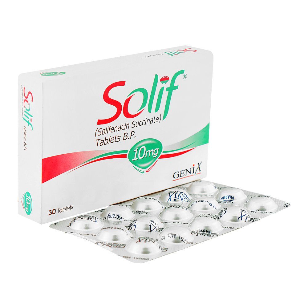 Genix Pharma Solif Tablet, 10mg, 30-Pack - Main Image