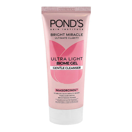 Pond's Bright Miracle Niasorcinol Ultra Light Biome Gel Gentle Cleanser, 90gm - Main Image