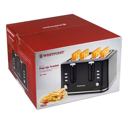 West Point Deluxe Pop-Up Toaster, 1200-1400W, 220-240V, WF-2563 - Image 2