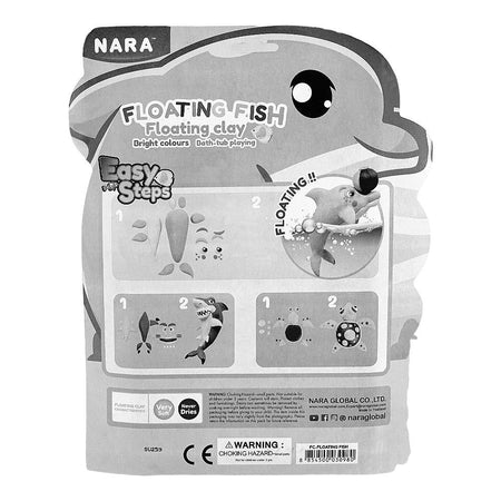 Nara Floating Fish Floating Clay, Gluten Free, Non-Toxic, For 3 Years Plus, 50g - Image 2