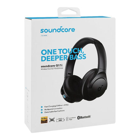 Anker Soundcore Q11i Wireless Over-Ear Headphone, 800mAh Battery, 60H Play Time, Black, A3005HA1 - Image 2