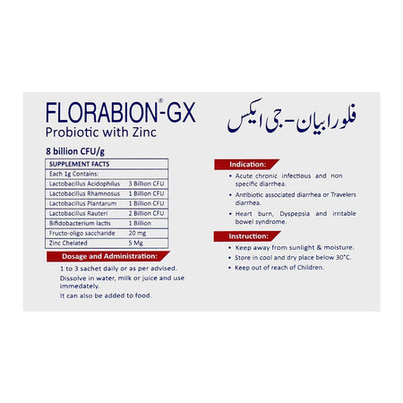 Promise Pharmaceuticals Florabion-GX Sachet, 2gm, 10-Pack - Image 2