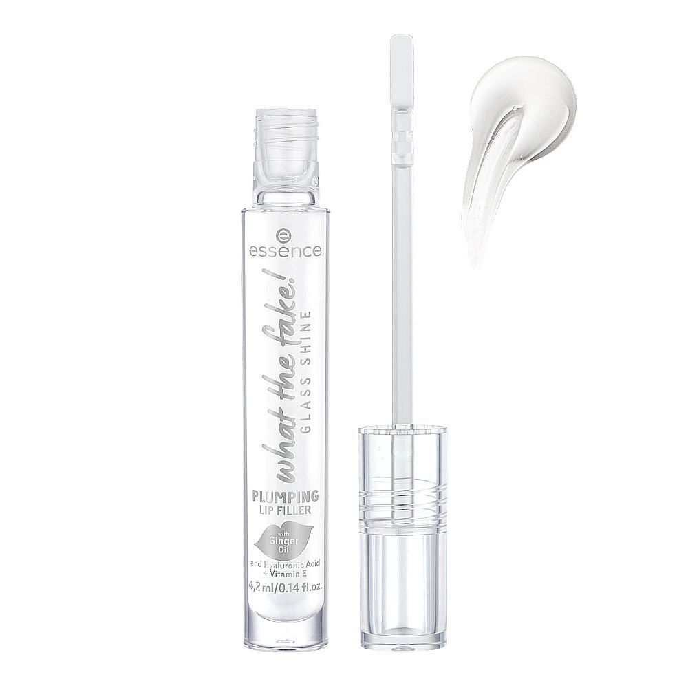 Essence What The Fake ! Glass Shine Plumping Lip Filler, 01 Oh So Glassy, 4.2ml - Main Image