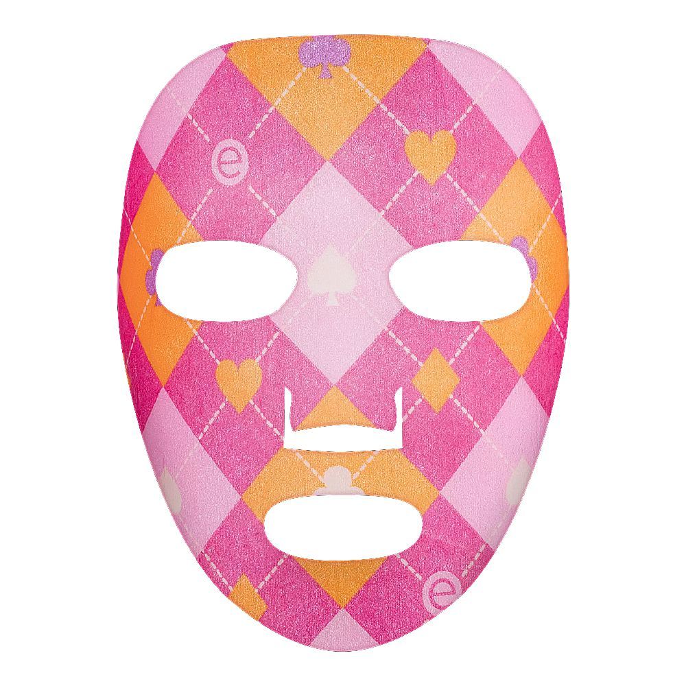 Essence Queen Of Pink Face Sheet Mask, Gluten, Oil & Paraben Free, For Radiant & Nourished Skin, 01 Keeping My Pink Poker Face - Main Image