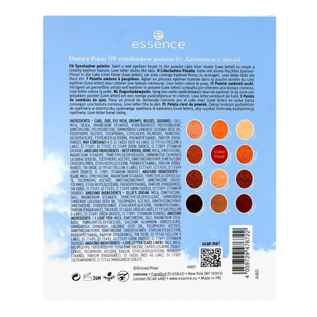 Essence Disney Pixar Up Eyeshadow Palette, Vegan, 01 Adventure Ahead, 8.2g - Image 3