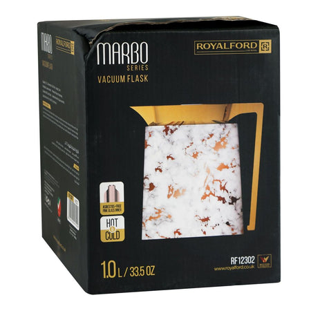 Royalford Marbo Arabic Vacuum Flask, 1 Liter, RF12302 - Image 4