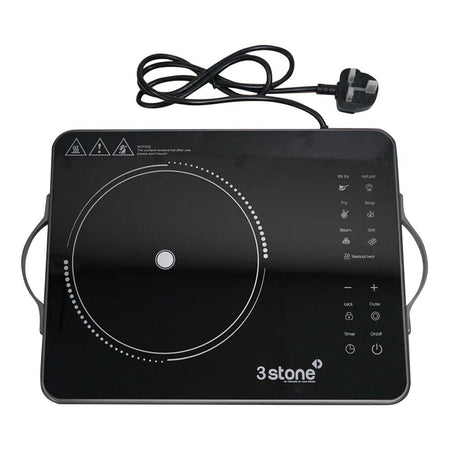 3stone Portable Infrared Cooker, Hot Plate, 400W-2200W, 230V, SIFC100 - Main Image