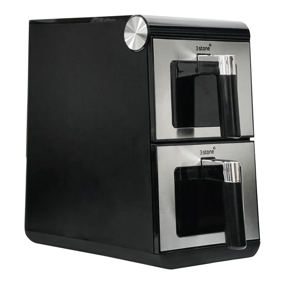 3stone Air Fryer With Double Basket, 2800W, 11 Liters, SAFD401 - Image 2