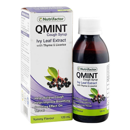 Nutrifactor Qmint Cough Syrup, 120ml - Main Image