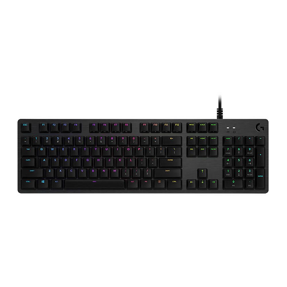 Logitech Carbon RGB Mechanical Gaming Keyboard, GX Blue, G512, 920-008949 - Main Image
