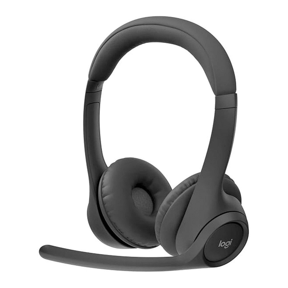 Logitech Zone 300 Wireless Headset With Noise-Canceling Mic, Black, 20 Hours Runtime, 981-001408 - Image 3