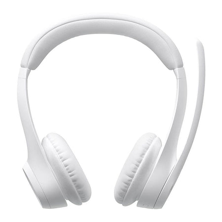 Logitech Zone 300 Wireless Headset With Noise-Canceling Mic, White, 20 Hours Runtime, 981-001418 - Image 2