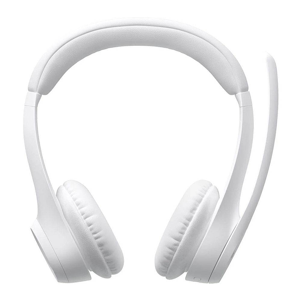 Logitech Zone 300 Wireless Headset With Noise-Canceling Mic, White, 20 Hours Runtime, 981-001418 - Image 2