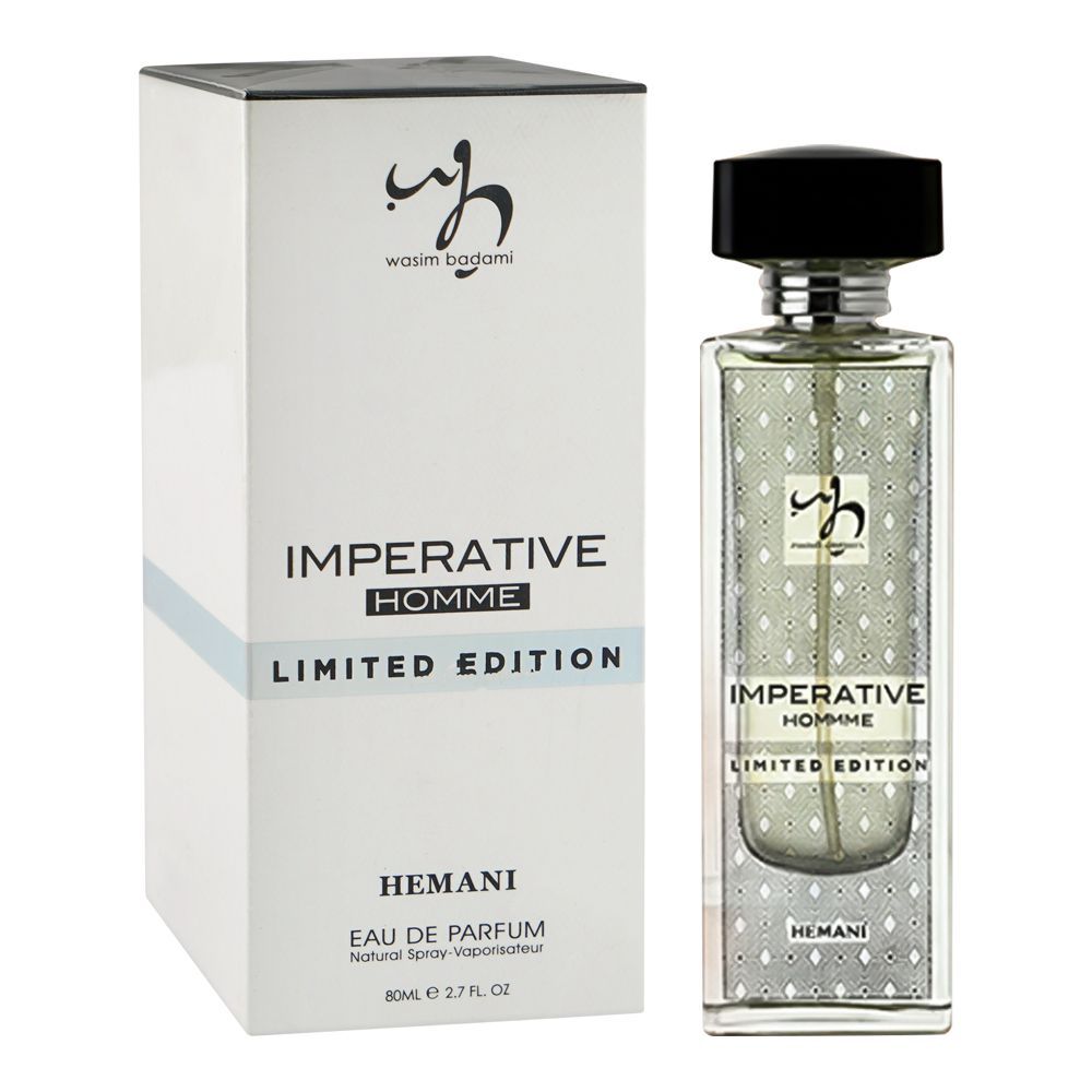 Hemani Imperative Homme Limited Edition, Eau De Parfum, For Men, 80ml - Main Image