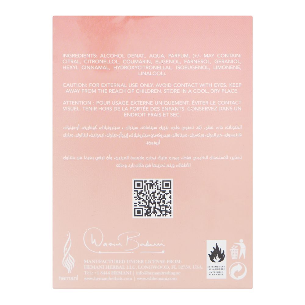 Hemani Coral Blush Intense, Eau De Parfum, For Women, 100ml - Image 2