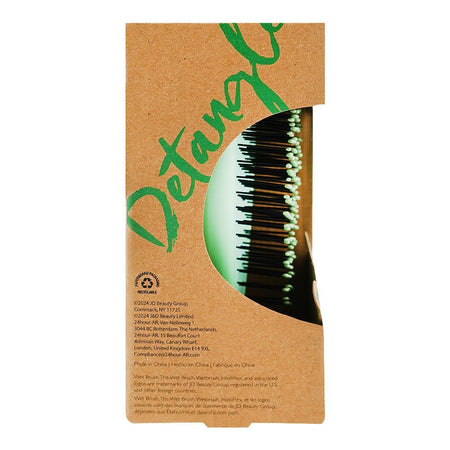 Wet Brush Go Green Palm Detangler Hair Brush Green Tea Tree Oil, For All Types Of Hair, BIO830PDGR - Image 5