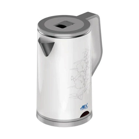 Anex Deluxe Kettle, 1700W, 220-240V, 1.7 Liter, White, AG-4057 - Main Image
