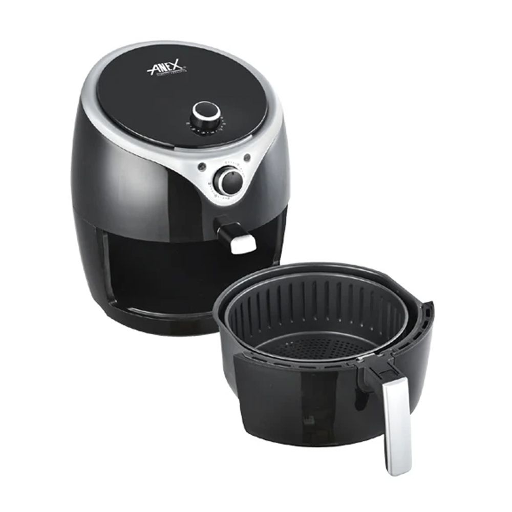 Anex Deluxe Air Fryer, 5.5 Liters, 1700W, 220-240V, Black, AG-2020 - Main Image